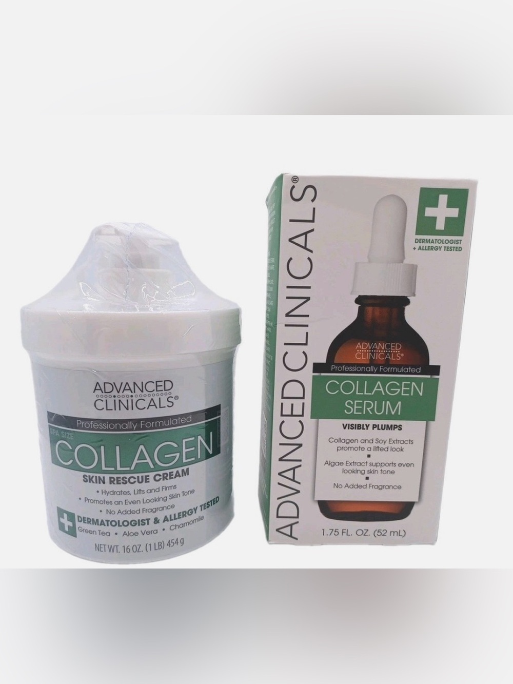 Collagen Skin Rescue Cream & Serum Duo - 740